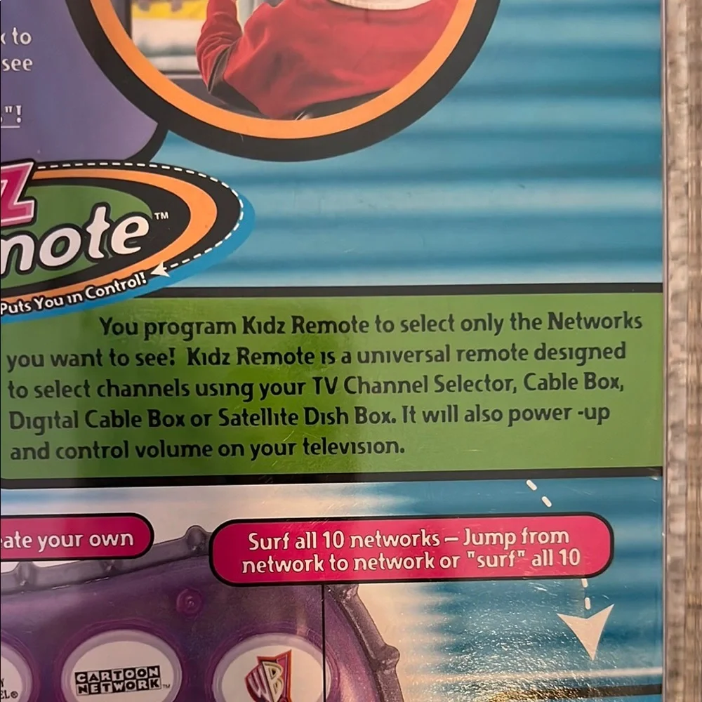 NEW Kidz Remote Control with Blue and Black Design
